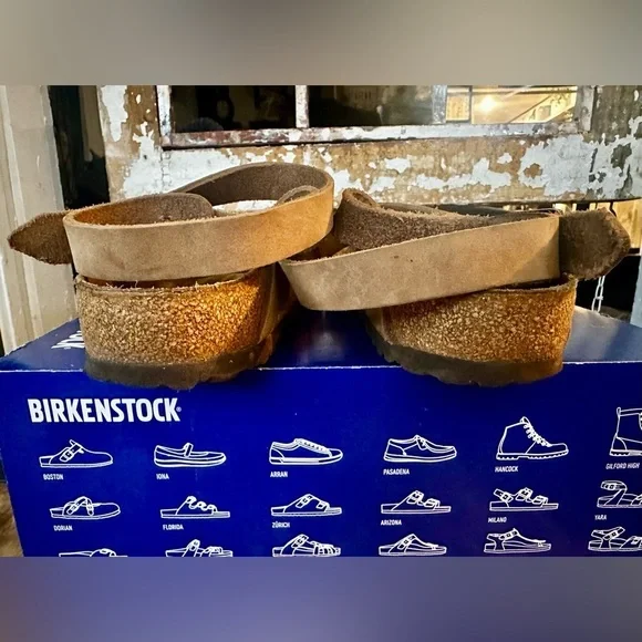 Birkenstock Yara Tobacco Brown Suede Sandals | Retired Style | Women’s 8 - Picture 4 of 5